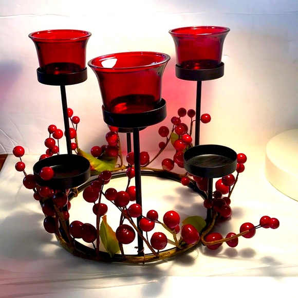 Tea light Center Piece - Picture 1 of 7